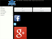 Tablet Screenshot of apluspools.com